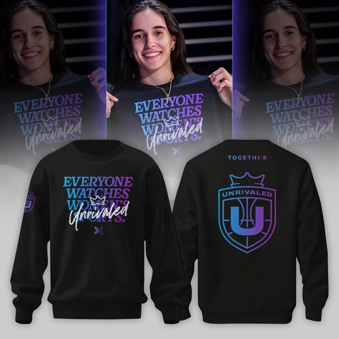 “Everyone Watches Women’s Sports” Unrivaled Sweatshirt