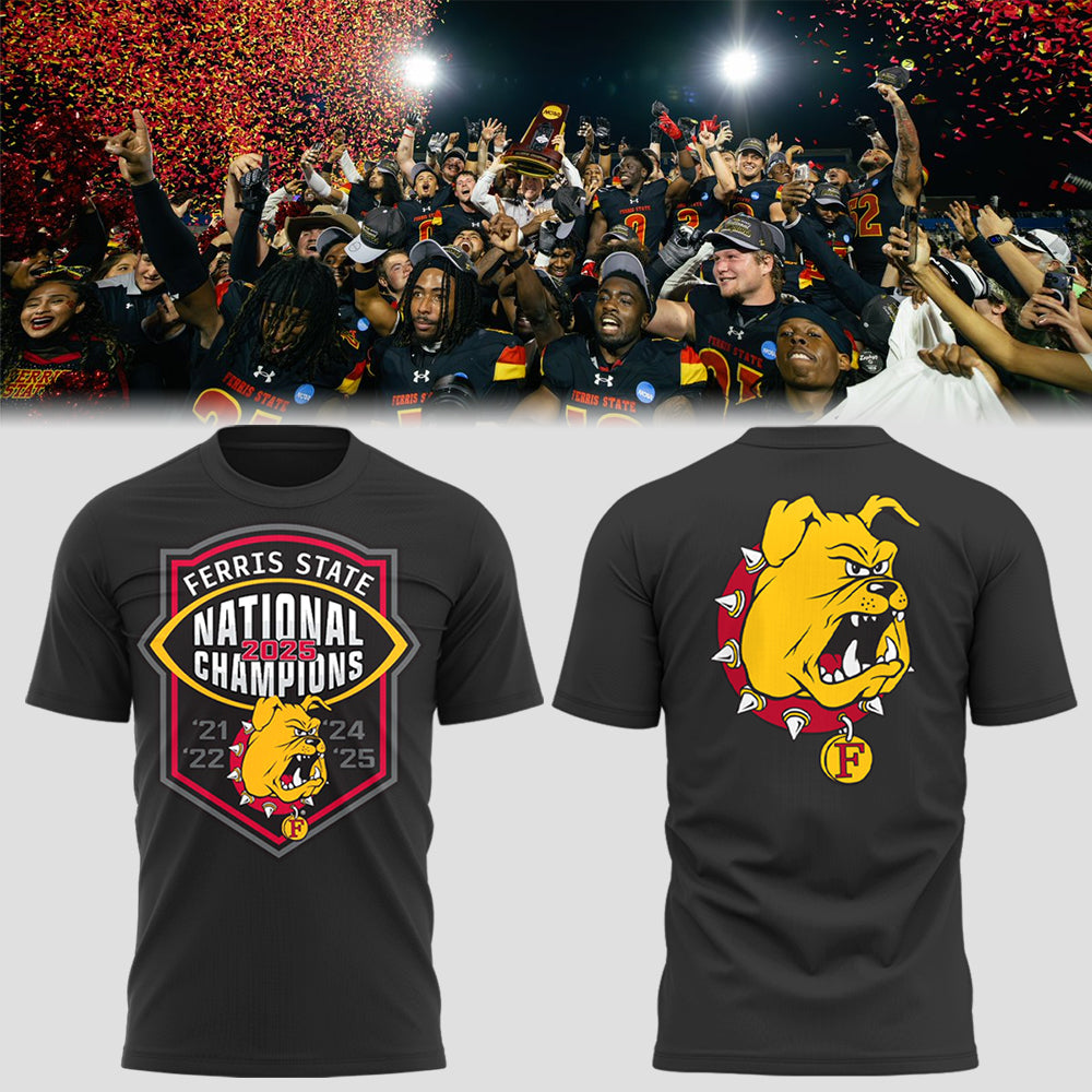Limited Edition Ferris St. FB x Back To Back NATIONAL CHAMPIONS TShirt-AB1221251002