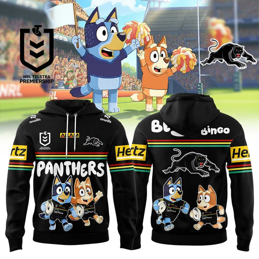 Limited Edition Panthers Bluey And Bingo Hoodie-AB1512257001