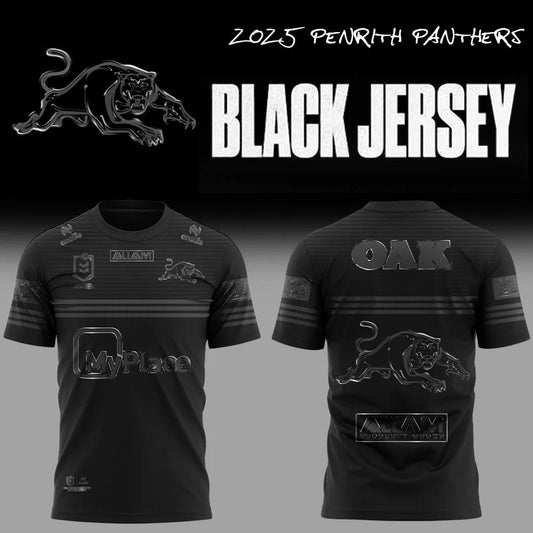 Limited Edition Panthers Back In Black T-Shirt-AB1512257003