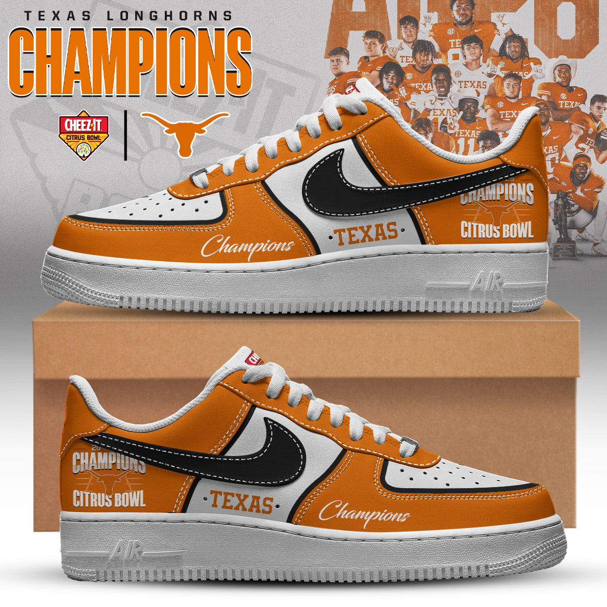 Texas Longhorns – Citrus Bowl Champions Air Force 1