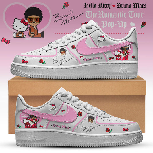Bruno Mars x Hello Kitty "The Romantic Tour" AF1 Sneakers