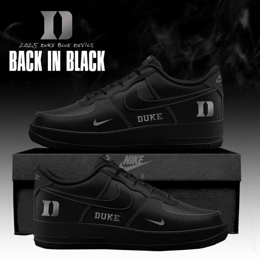 Duke Blue Devils ‘Back in Black’ 2025 Special Edition AF1 Sneakers