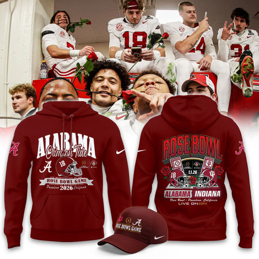 _Alabama Crimson Tide 2026 Rose Bowl Limited Hoodie