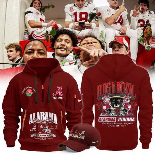 _Alabama Crimson Tide 2026 Rose Bowl Limited New Hoodie