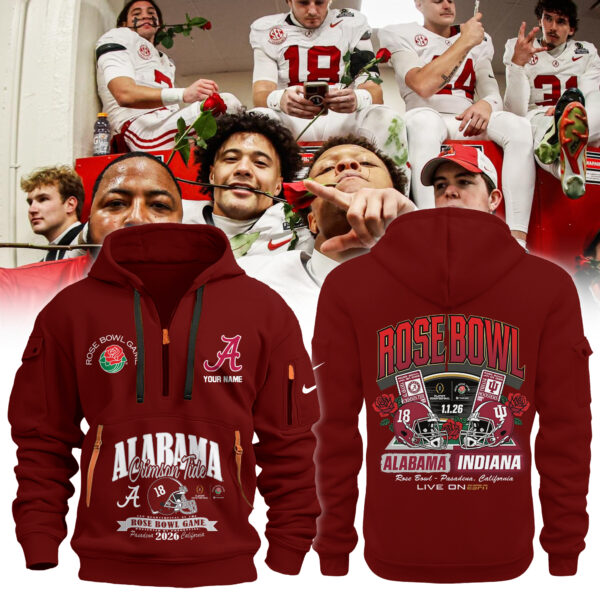 _Alabama Crimson Tide 2026 Rose Bowl Limited New Hoodie