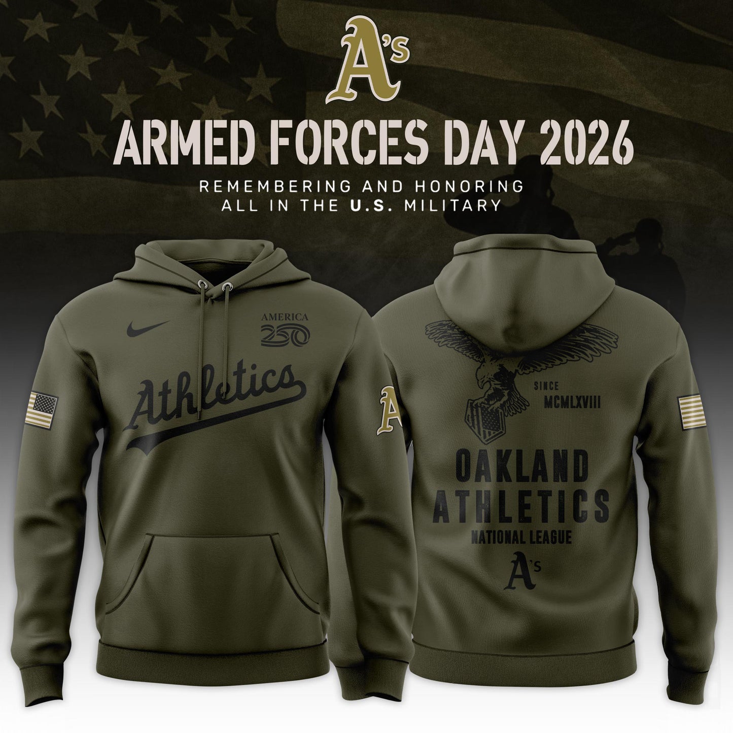 .Baseball x 2026 Armed Forces Day Limited Edition Hoodie