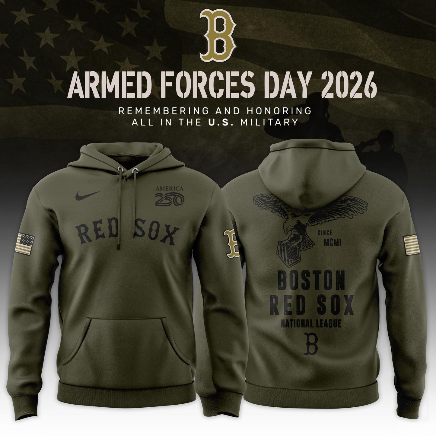.Baseball x 2026 Armed Forces Day Limited Edition Hoodie