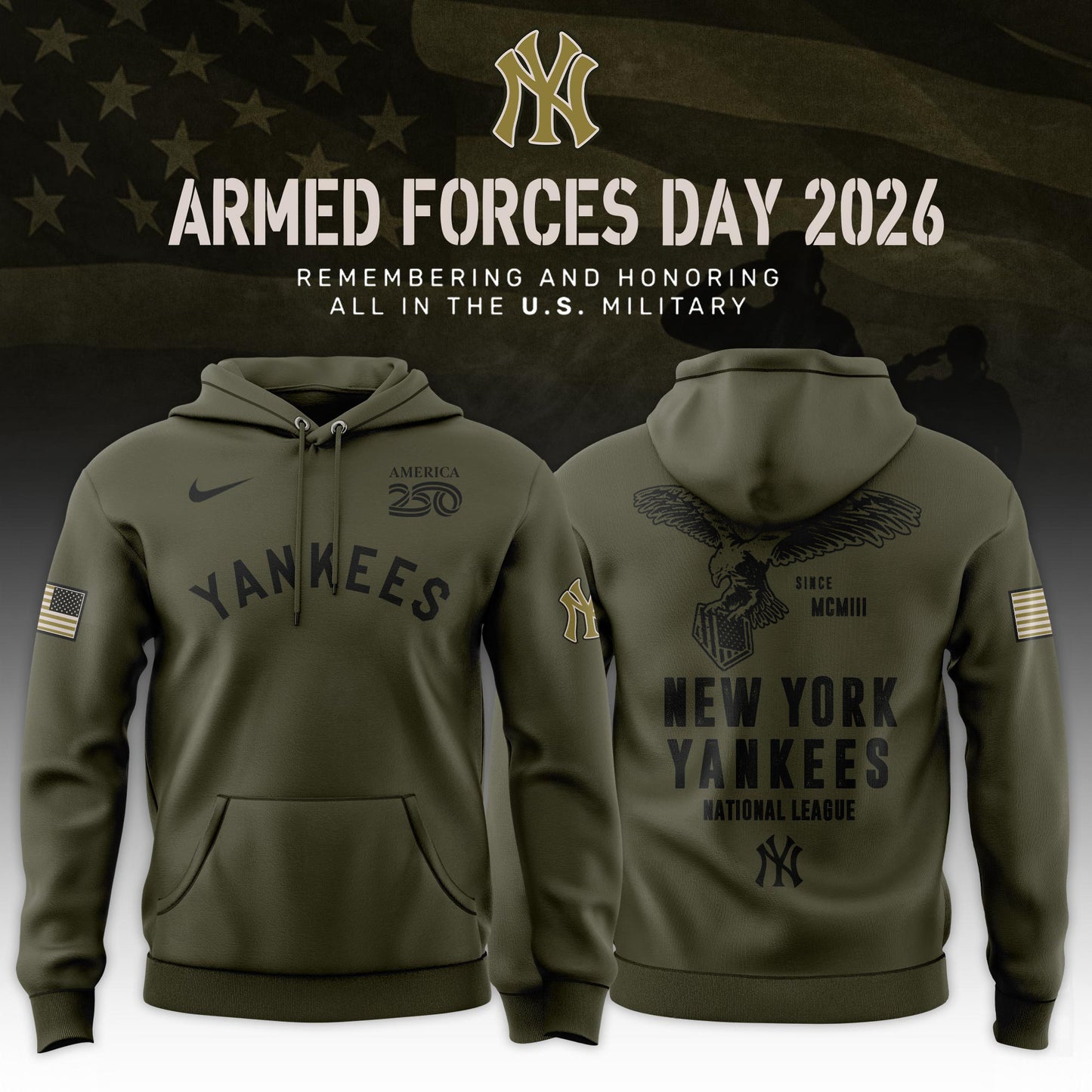 .Baseball x 2026 Armed Forces Day Limited Edition Hoodie