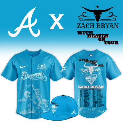 .Baseball x Zach Bryan With Heaven On Tour Limited Jersey