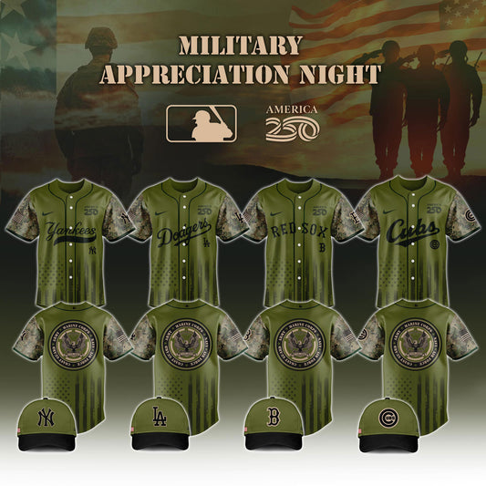 .Baseball x Military Appreciation 250 America Jersey Limited Edition 2026 V2