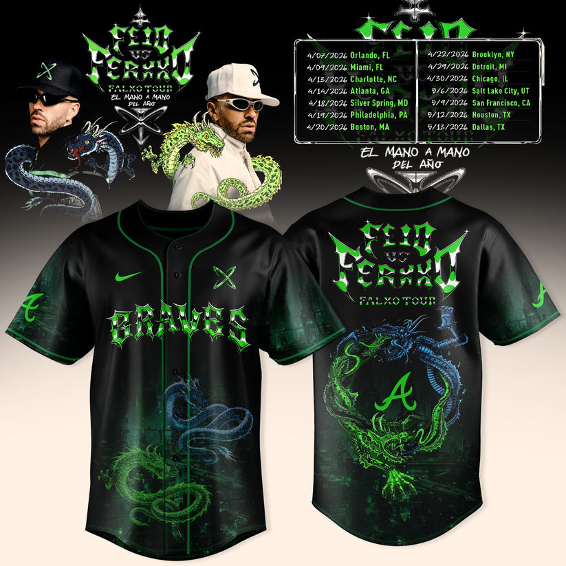 Atlanta Braves x FEID vs FERXXO: Falxo Tour 2026 Edition Jersey