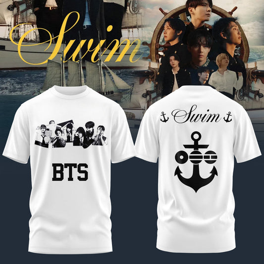 BTS – Swim Arirang Album Mixed Mesh Shirt