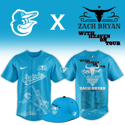 .Baseball x Zach Bryan With Heaven On Tour Limited Jersey