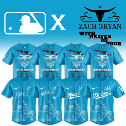 .Baseball x Zach Bryan With Heaven On Tour Limited Jersey