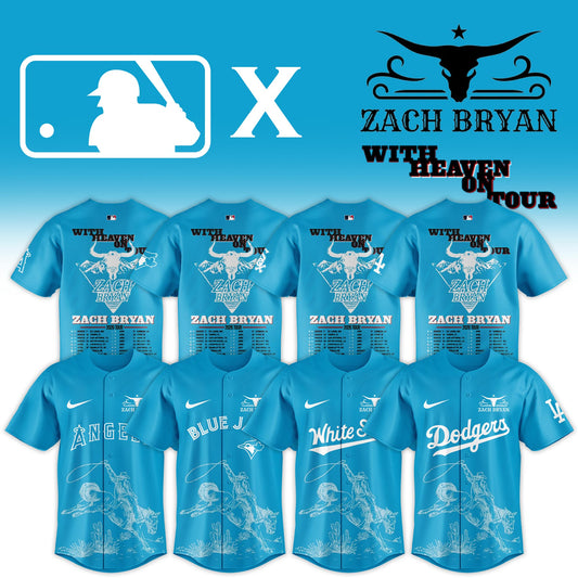 .Baseball x Zach Bryan With Heaven On Tour Limited Jersey