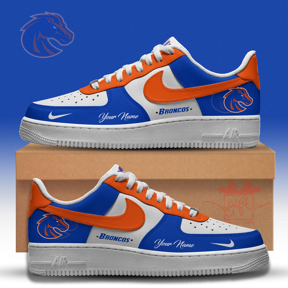 . Boise State Air Force 1 Fashions Shoes Limited