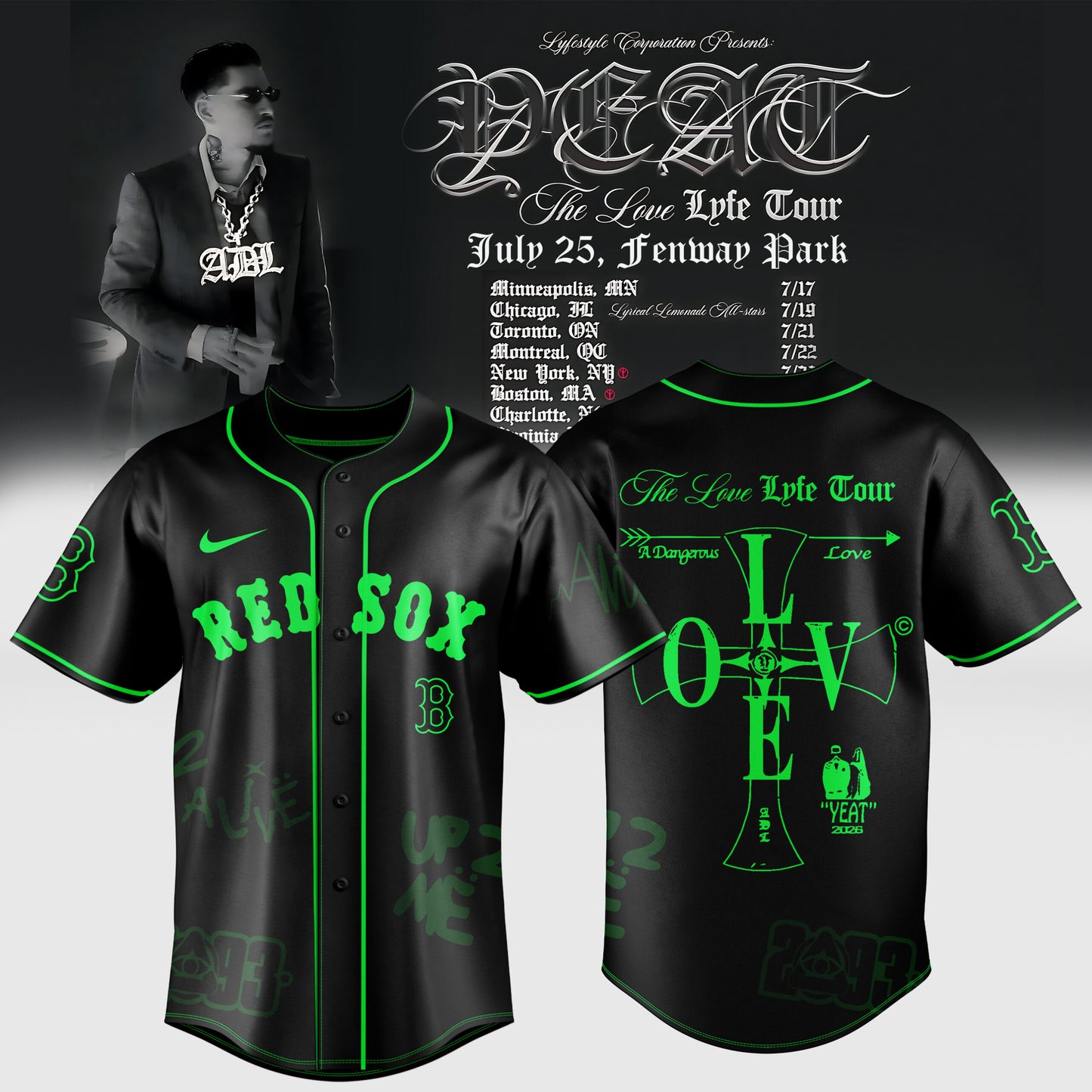 YEAT LOVE COLLECTION – 2026 TOUR MERCH