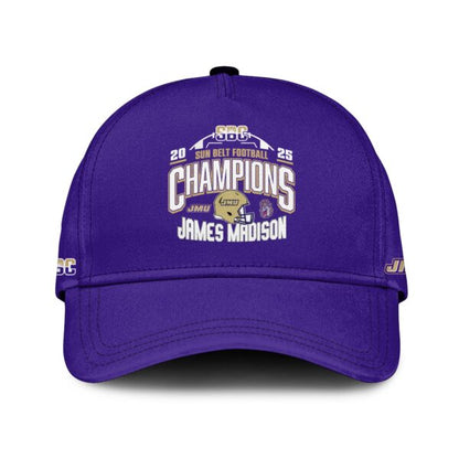 .JMU 2025 Sun Belt Football Conference Champions Bomber Limited Edition