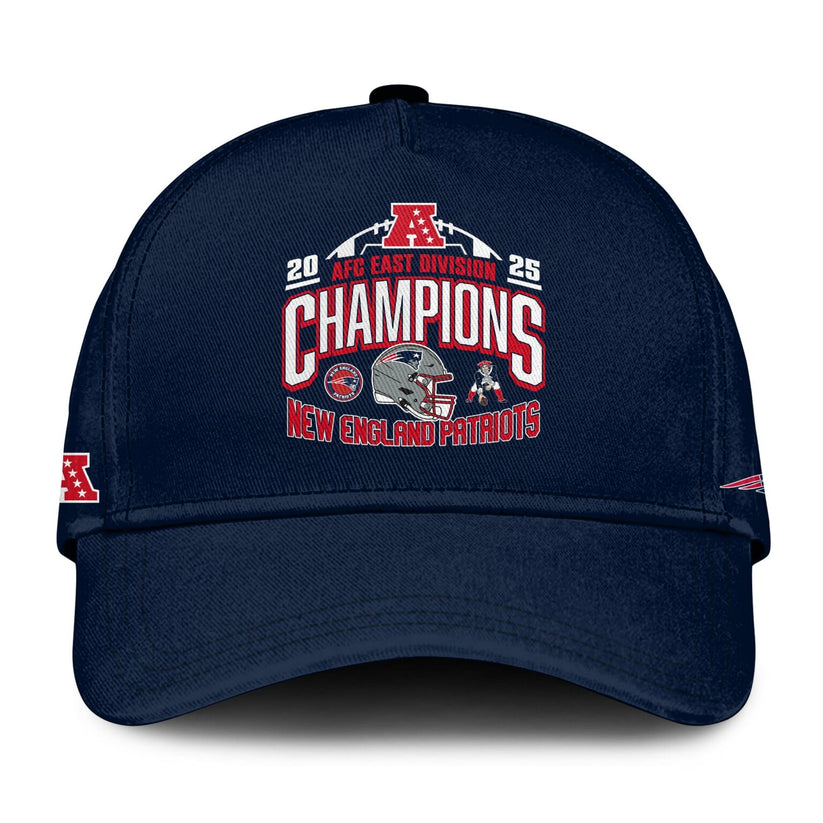 New England Patriots 2025 AFC East Champions Hoodie Limited Edition
