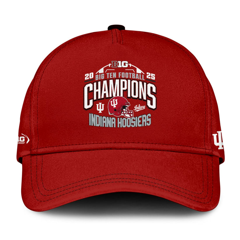 Indiana Hoosiers Football Big Ten Championship Combo Hoodie