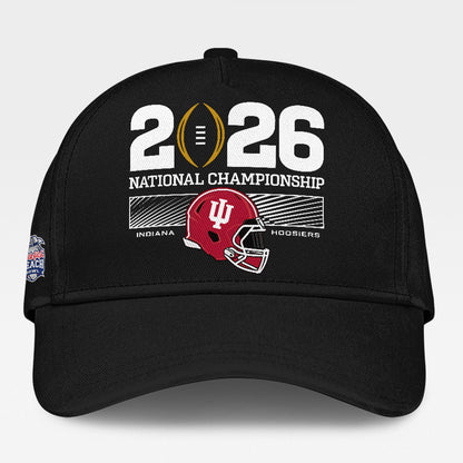 Indiana Hoosiers 2026 National Championship Game Final Hoodie – Black