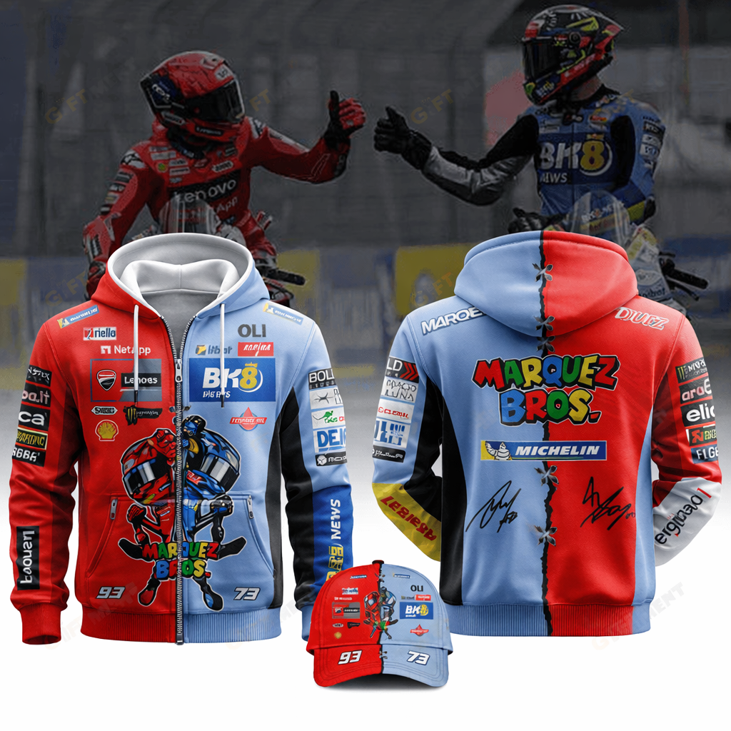 Marquez Bros Combo Zip Hoodie – Ducati x Gresini Edition