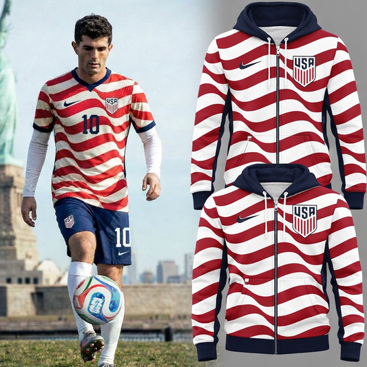 Special 2026 USMNT World Cup Uniform Zip Hoodie