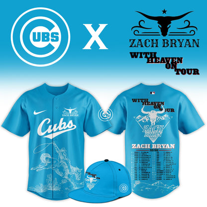 .Baseball x Zach Bryan With Heaven On Tour Limited Jersey