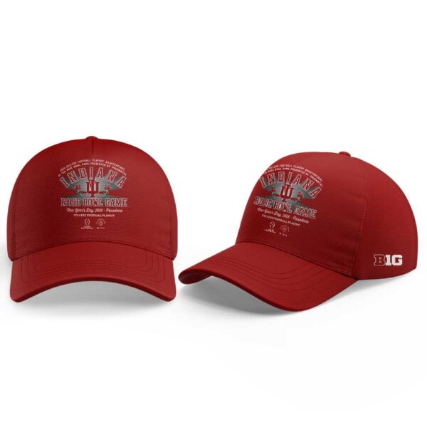 . The 2026 Rose Bowl Champion Indiana Hoosiers Red Shirt V4