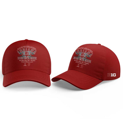 . The 2026 Rose Bowl Champion Indiana Hoosiers Red Hoodie V3