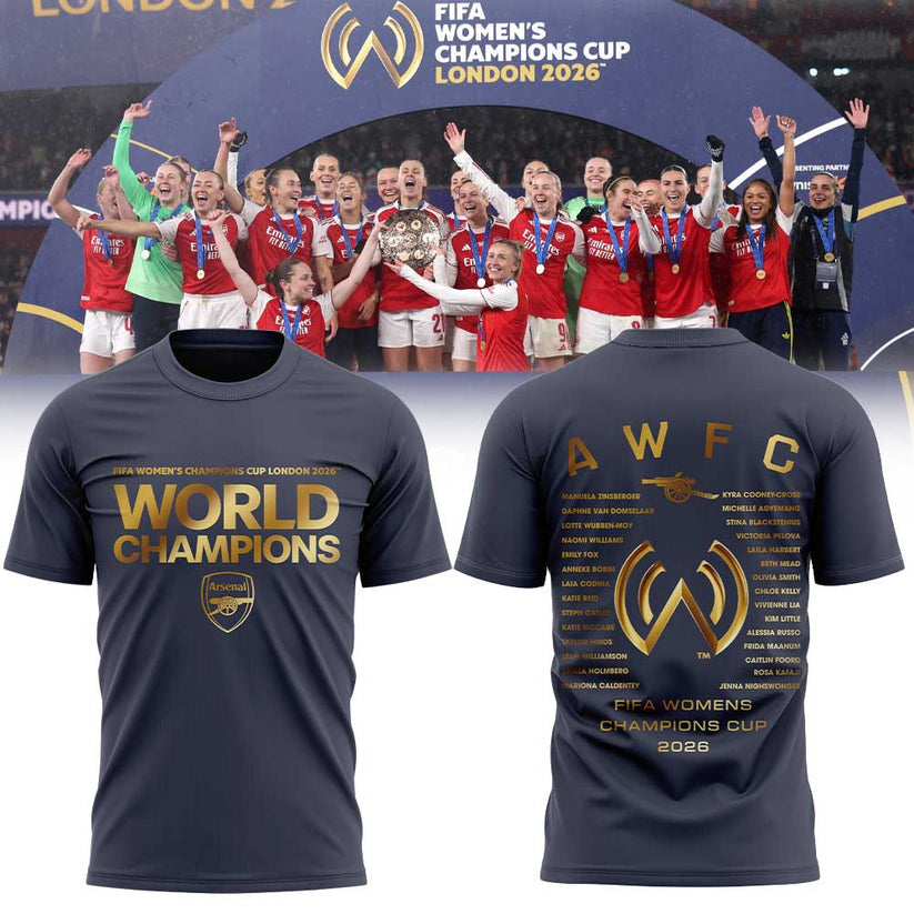 Arsenal FIFA Womens Champions Cup 2026 Winners Shirt