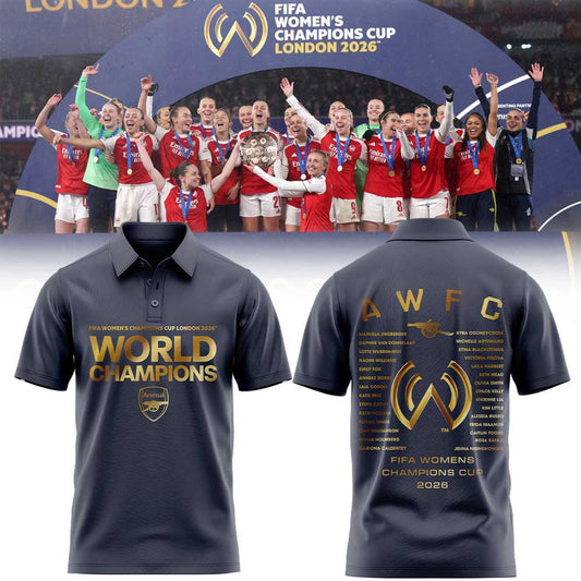 Arsenal FIFA Womens Champions Cup 2026 Winners Polo