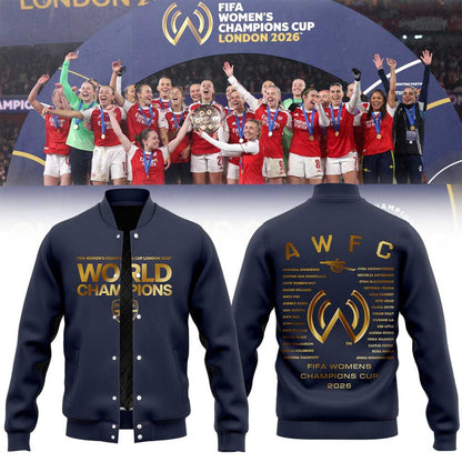 Arsenal FIFA Womens Champions Cup 2026 Winners Jacket