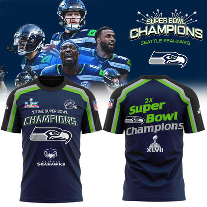 Seattle Seahawks Super Bowl LX Champions Limited Edition T.shirt