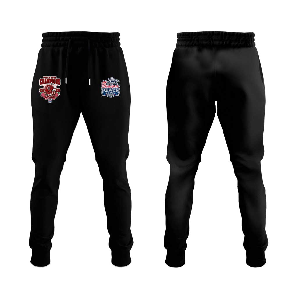 . Indiana Hoosiers Peach Bowl Champion 2026 Red Hoodie