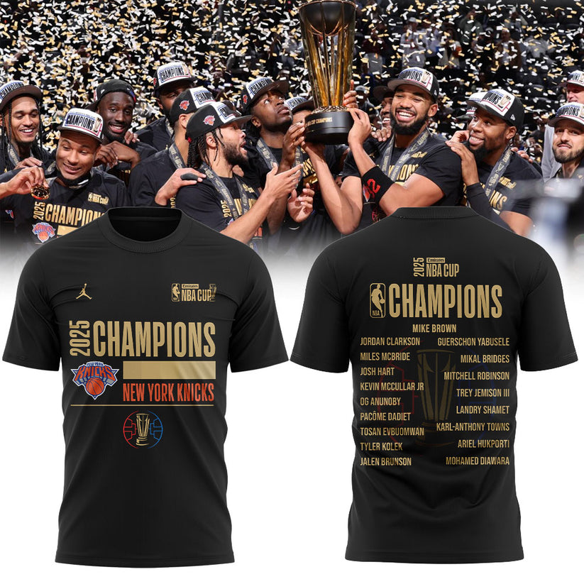 New York Knicks 2025 Cup Champions Combo Hoodie
