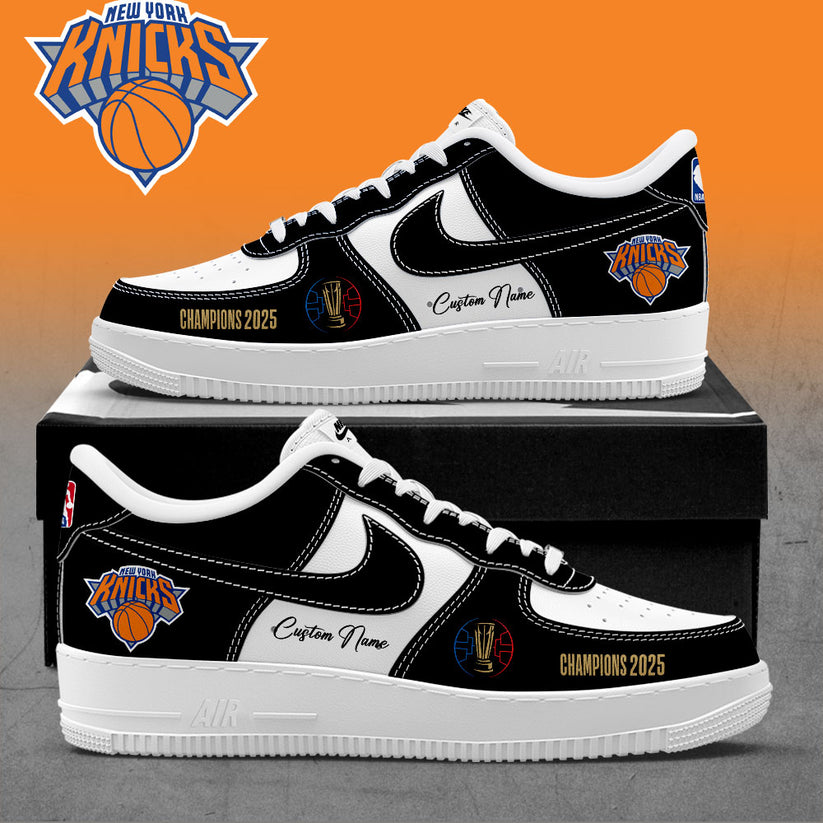 NY Knicks Cup 2025 Champions Custom Name Shoes AF1