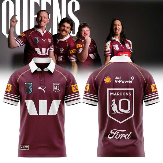 Queensland Maroons 2026 Uniform Polo