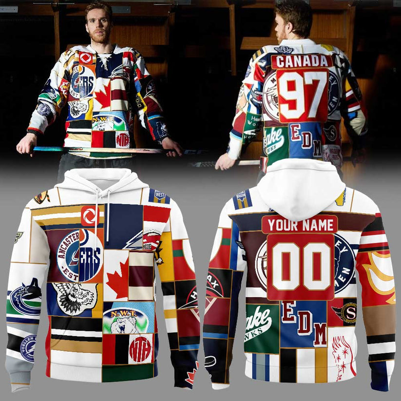 Rogers and McDavid unveil “The Great Canadian” Hoodie Custom Name, Number