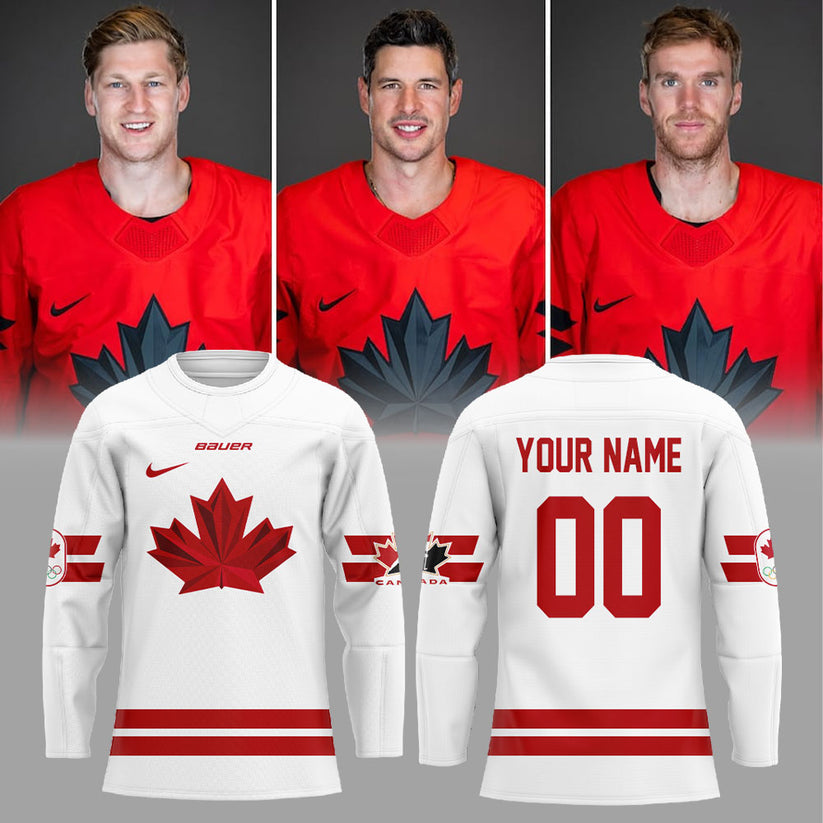 Hockey Canada New Uniforms for 2026 Winter Olympics Hockey Jersey Custom Name, Number For Fans