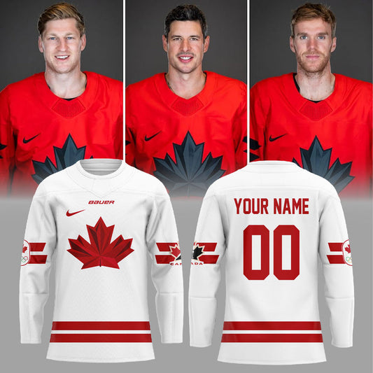 Hockey Canada New Uniforms for 2026 Winter Olympics Hockey Jersey Custom Name, Number For Fans