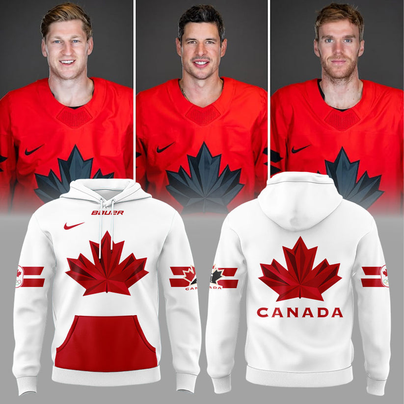 Hockey Canada New Uniforms for 2026 Winter Olympics Combo Hoodie