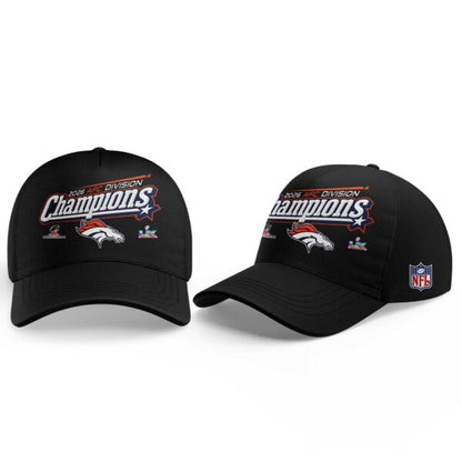 . D Broncos 2026 AFC Division Champions Black Shirt V2