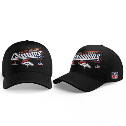 . D Broncos 2026 AFC Division Champions Black Shirt