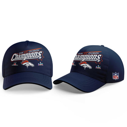 . D Broncos 2026 AFC Division Champions Blue Shirt V2