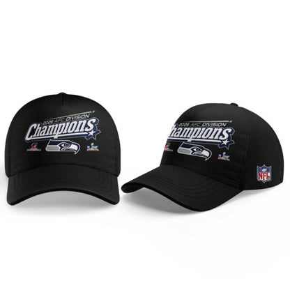 S Seahawks 2026 AFC Division Champions Black Hoodie