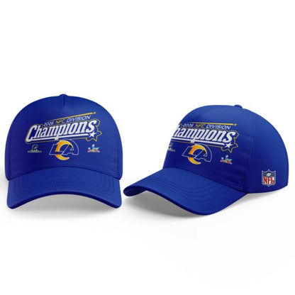 LA Rams 2026 NFC Division Champions Blue Hoodie