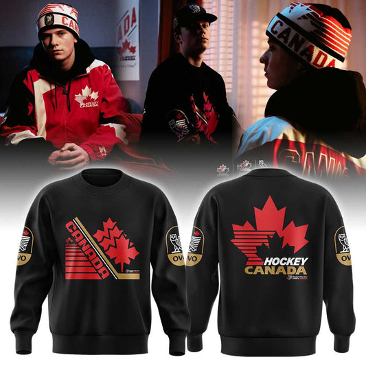OVO x Hockey Canada Collection Black Sweatshirt