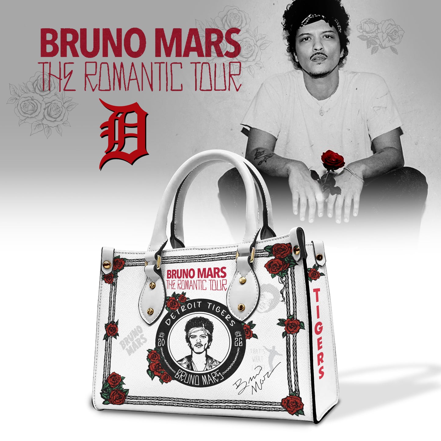 DET – Detroit Rose Tour 2026 Limited Handbag